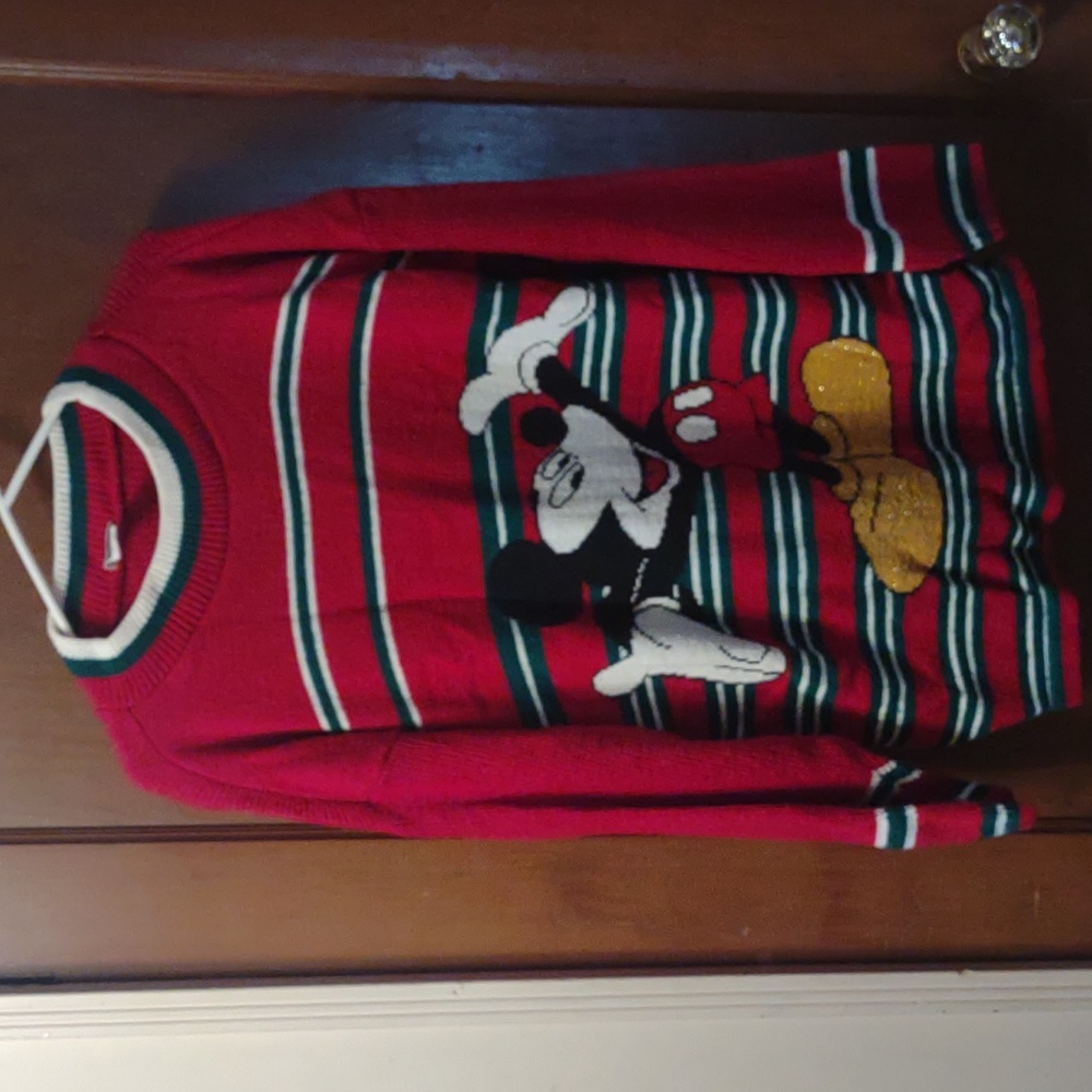 1990s vintage Disney Mickey unlimited Mouse Striped Sweater Medium / large